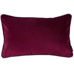 Load image into Gallery viewer, McAlister Textiles Matt Wine Red Velvet Cushion Cushions and Covers Cover Only 50cm x 30cm