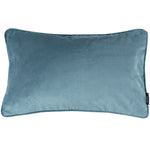 Load image into Gallery viewer, McAlister Textiles Matt Petrol Blue Velvet Cushion Cushions and Covers Cover Only 50cm x 30cm