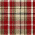 Load image into Gallery viewer, McAlister Textiles Angus Red + White Tartan Curtains Tailored Curtains