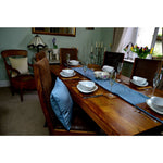 Load image into Gallery viewer, McAlister Textiles Matt Petrol Blue Velvet Cushion Cushions and Covers