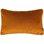 Load image into Gallery viewer, McAlister Textiles Matt Burnt Orange Velvet Cushion Cushions and Covers Cover Only 50cm x 30cm