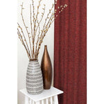 Load image into Gallery viewer, McAlister Textiles Herringbone Red Curtains Tailored Curtains