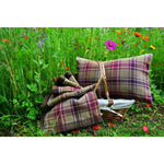 Load image into Gallery viewer, McAlister Textiles Angus Purple + Green Tartan Cushion Cushions and Covers