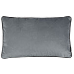 Load image into Gallery viewer, McAlister Textiles Matt Soft Silver Velvet Cushion Cushions and Covers Cover Only 50cm x 30cm