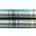 Load image into Gallery viewer, McAlister Textiles Angus Duck Egg Blue Tartan Curtains Tailored Curtains