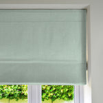 Load image into Gallery viewer, McAlister Textiles Herringbone Duck Egg Blue Roman Blind Roman Blinds
