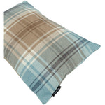 Load image into Gallery viewer, McAlister Textiles Angus Duck Egg Blue Tartan Cushion Cushions and Covers