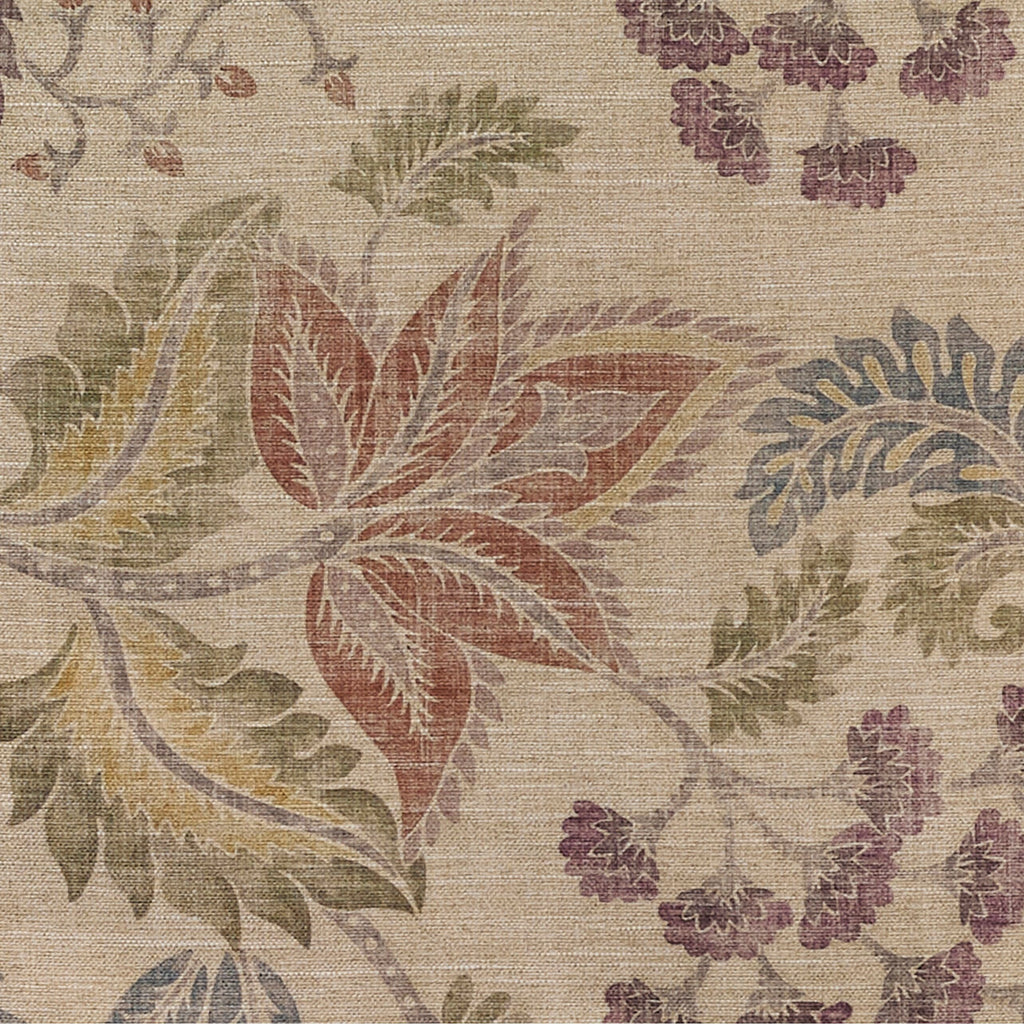 McAlister Textiles Floris Vintage Floral Linen Roman Blind Roman Blinds 