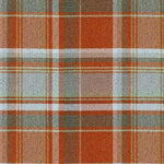 Load image into Gallery viewer, McAlister Textiles Heritage Burnt Orange + Grey Tartan Curtains Tailored Curtains