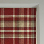 Load image into Gallery viewer, McAlister Textiles Heritage Red + White Tartan Roman Blind Roman Blinds