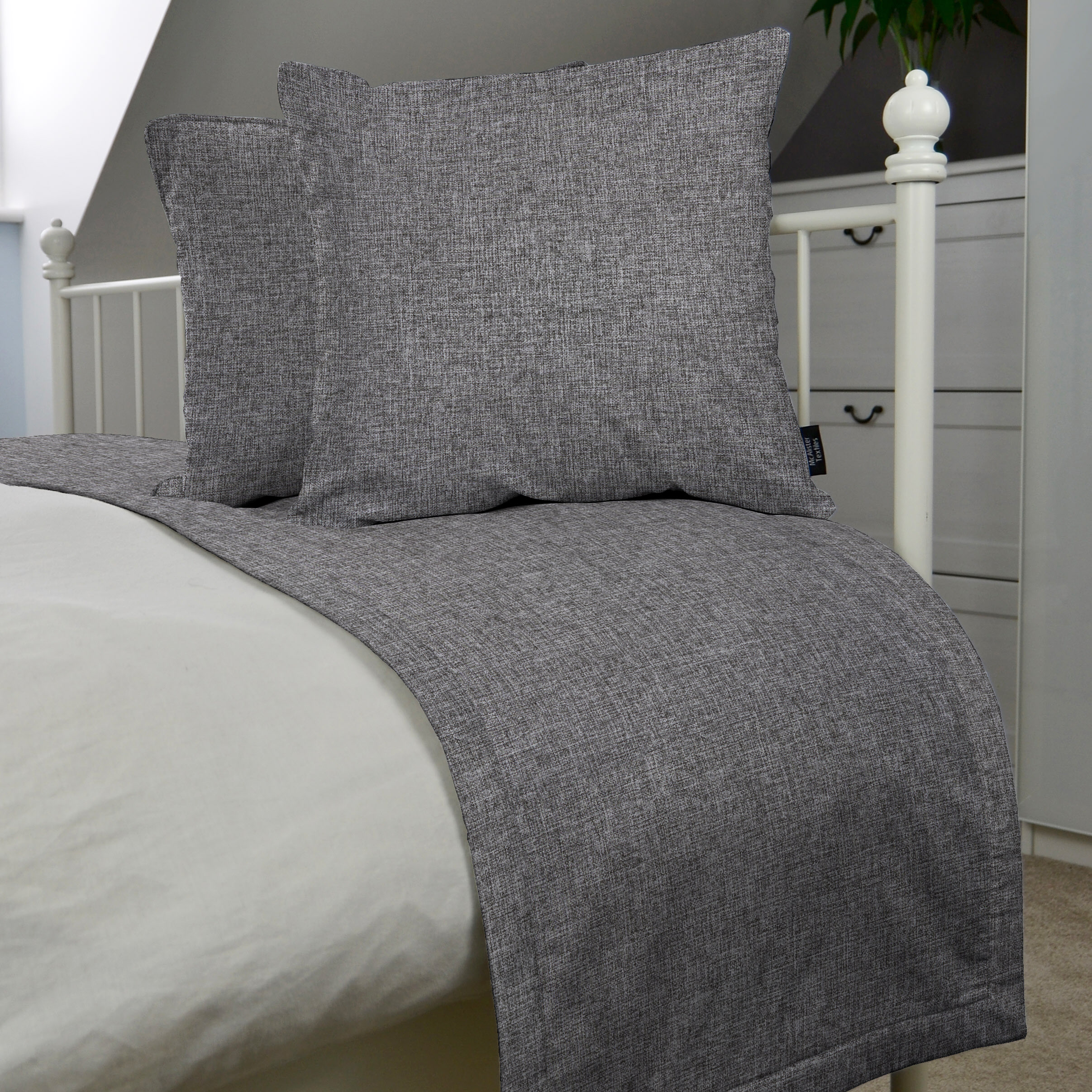 Albany Charcoal Bed Runners