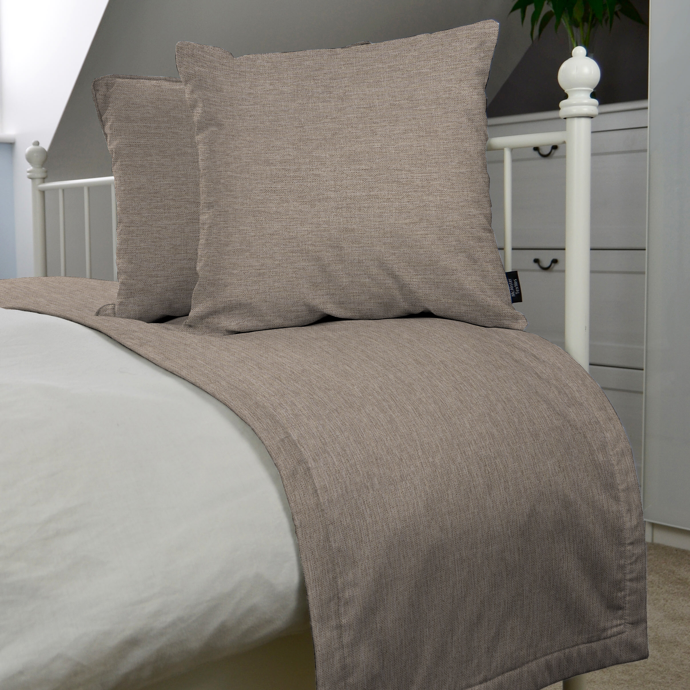 Albany Taupe Bed Runners