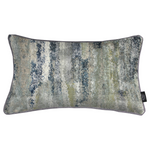 Load image into Gallery viewer, Aura Grey Natural Printed Velvet Pillow
