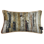 Load image into Gallery viewer, Aura Ochre Printed Velvet Pillow
