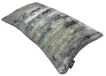 Load image into Gallery viewer, Aura Grey Natural Printed Velvet Pillow
