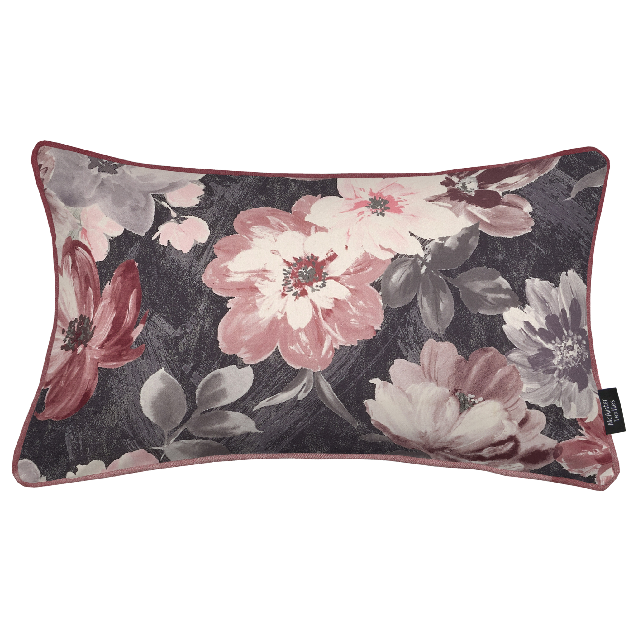 Camilla Grey, Pink and Purple Pillow