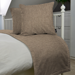 Load image into Gallery viewer, Capri Chocolate Brown Bed Runners
