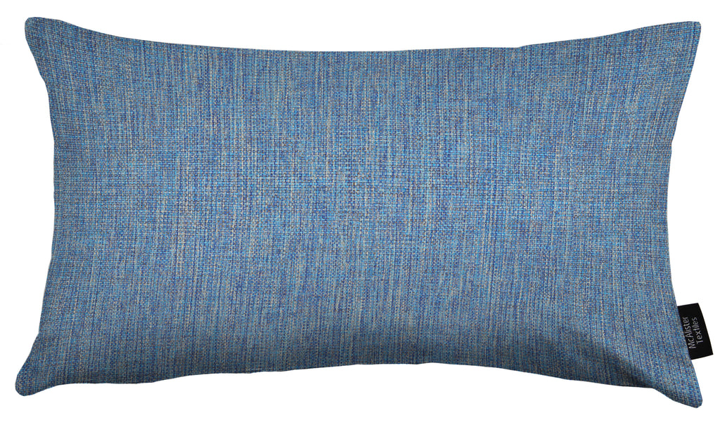 Capri Mid Blue Plain Cushion