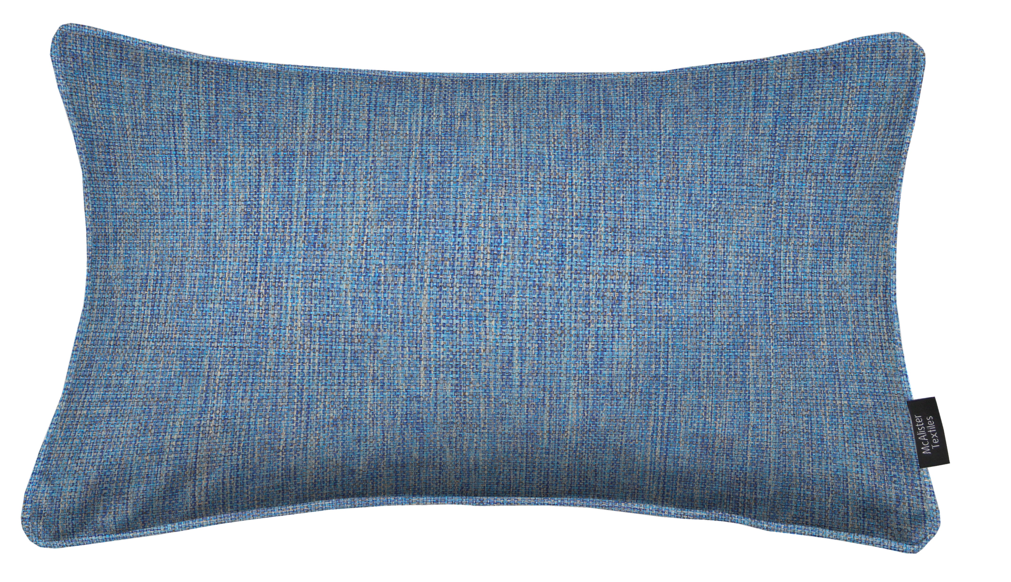 Capri Mid Blue Piped Cushion
