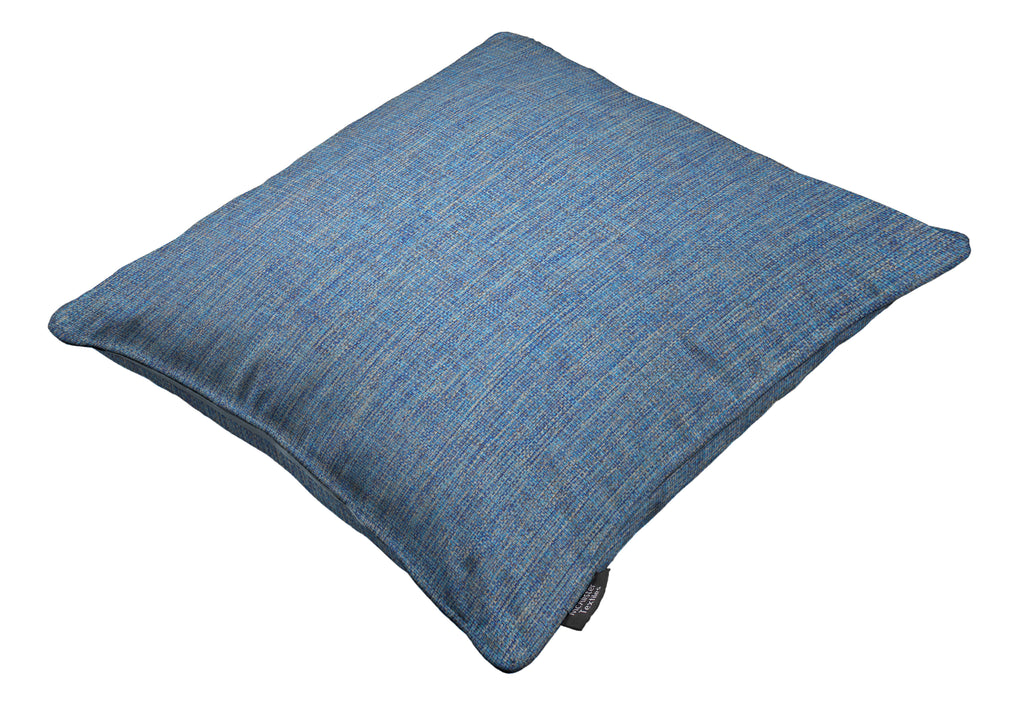 Capri Mid Blue Piped Cushion