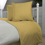 Load image into Gallery viewer, Capri Ochre Yellow Bed Runners
