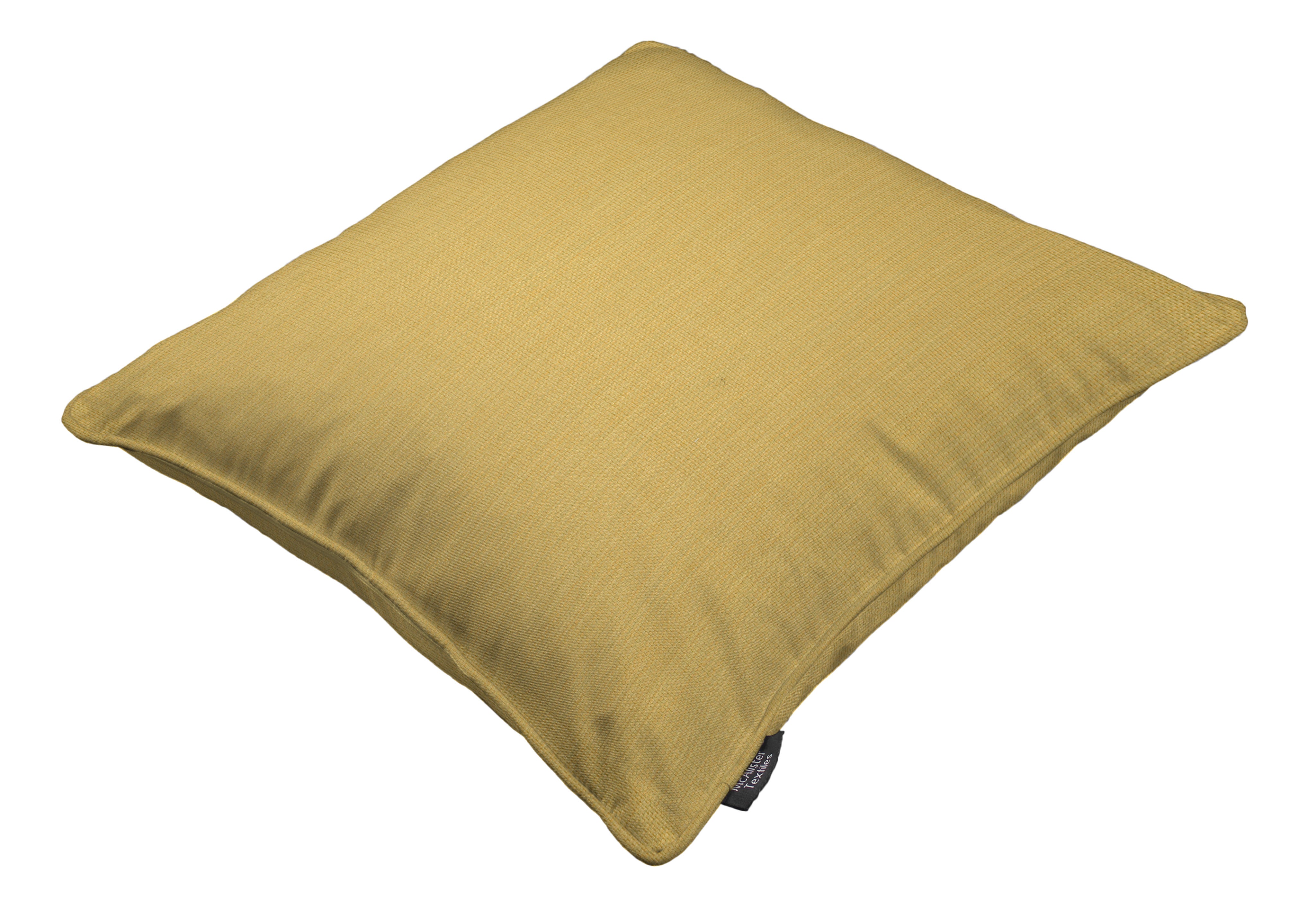 Capri Ochre Yellow Piped Cushion