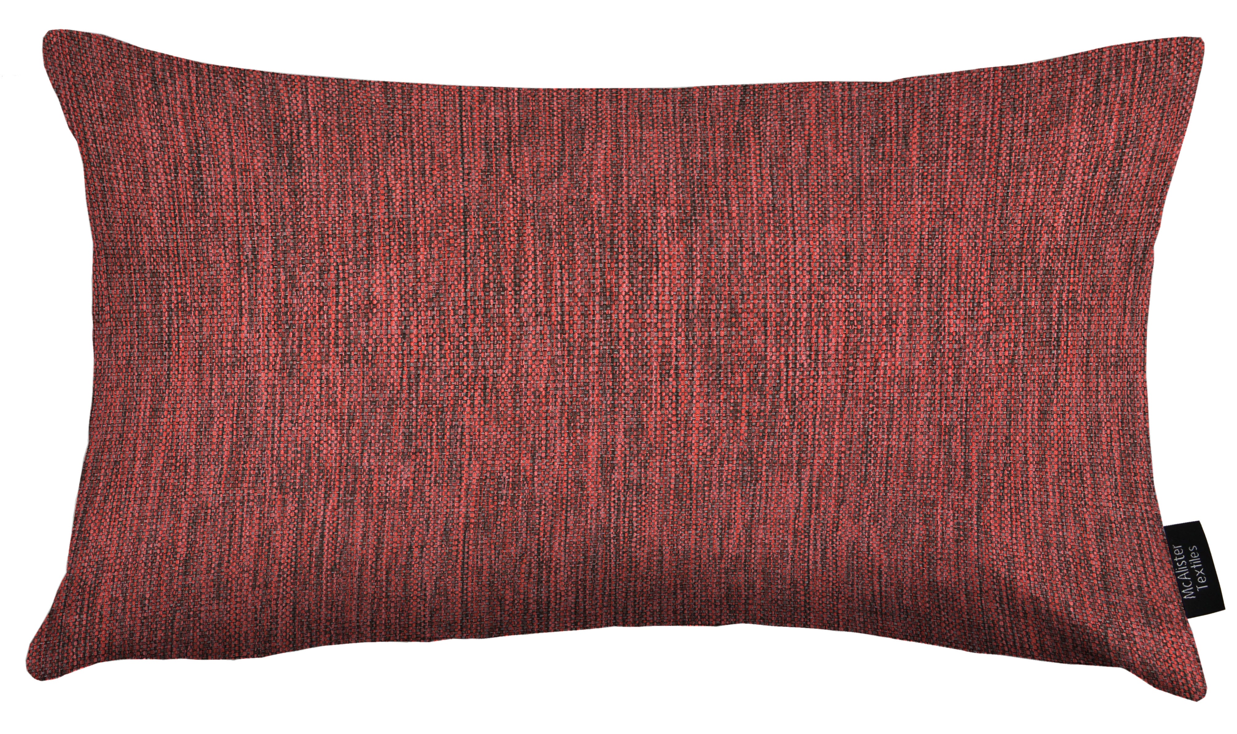 Capri Red Plain Cushion