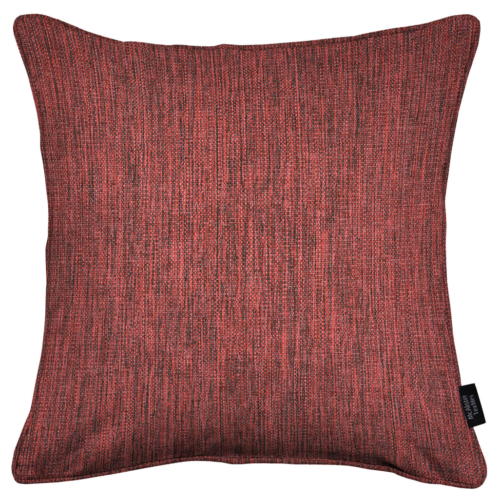 Capri Red Piped Cushion