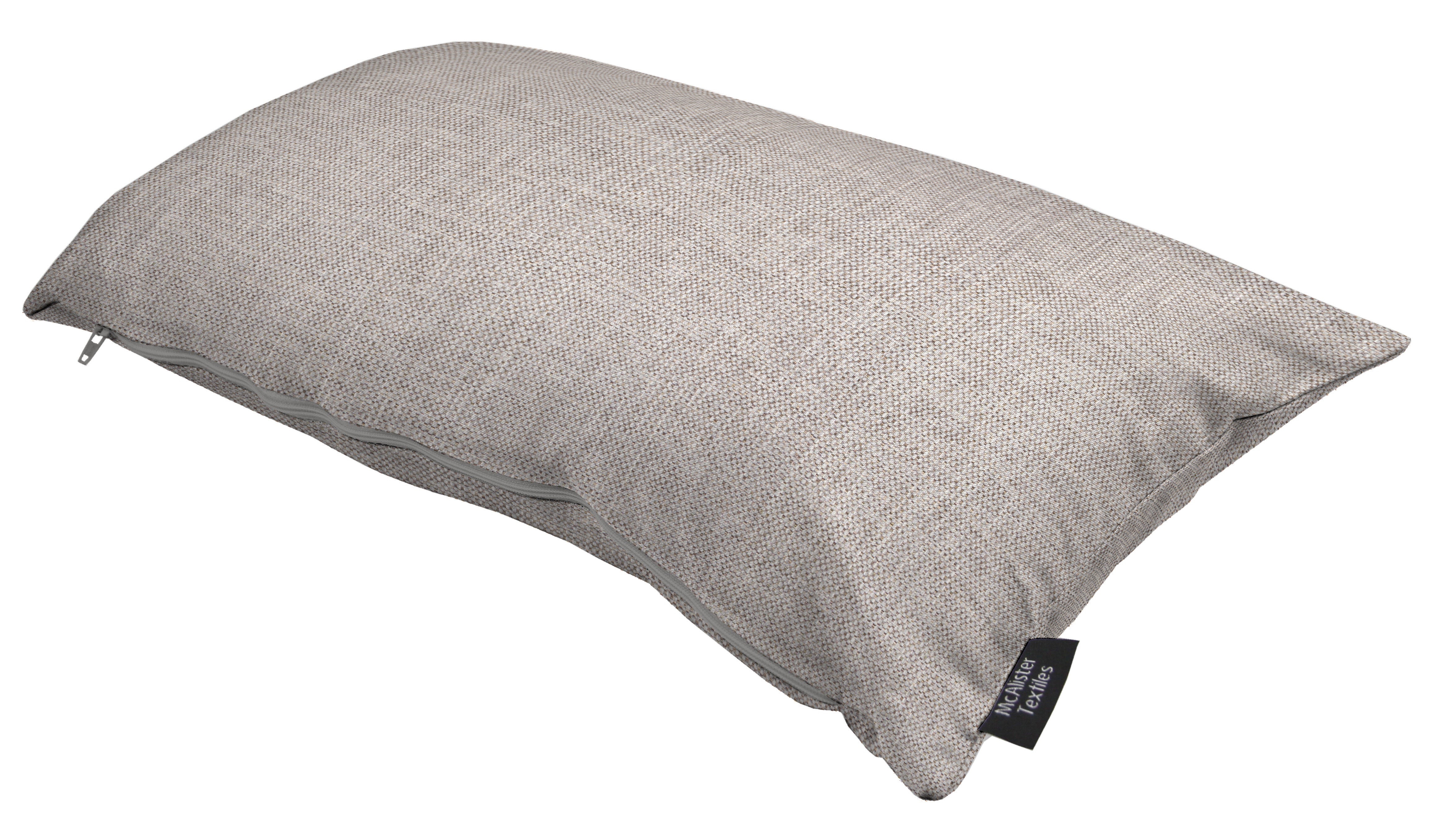 Capri Soft Grey Plain Cushion
