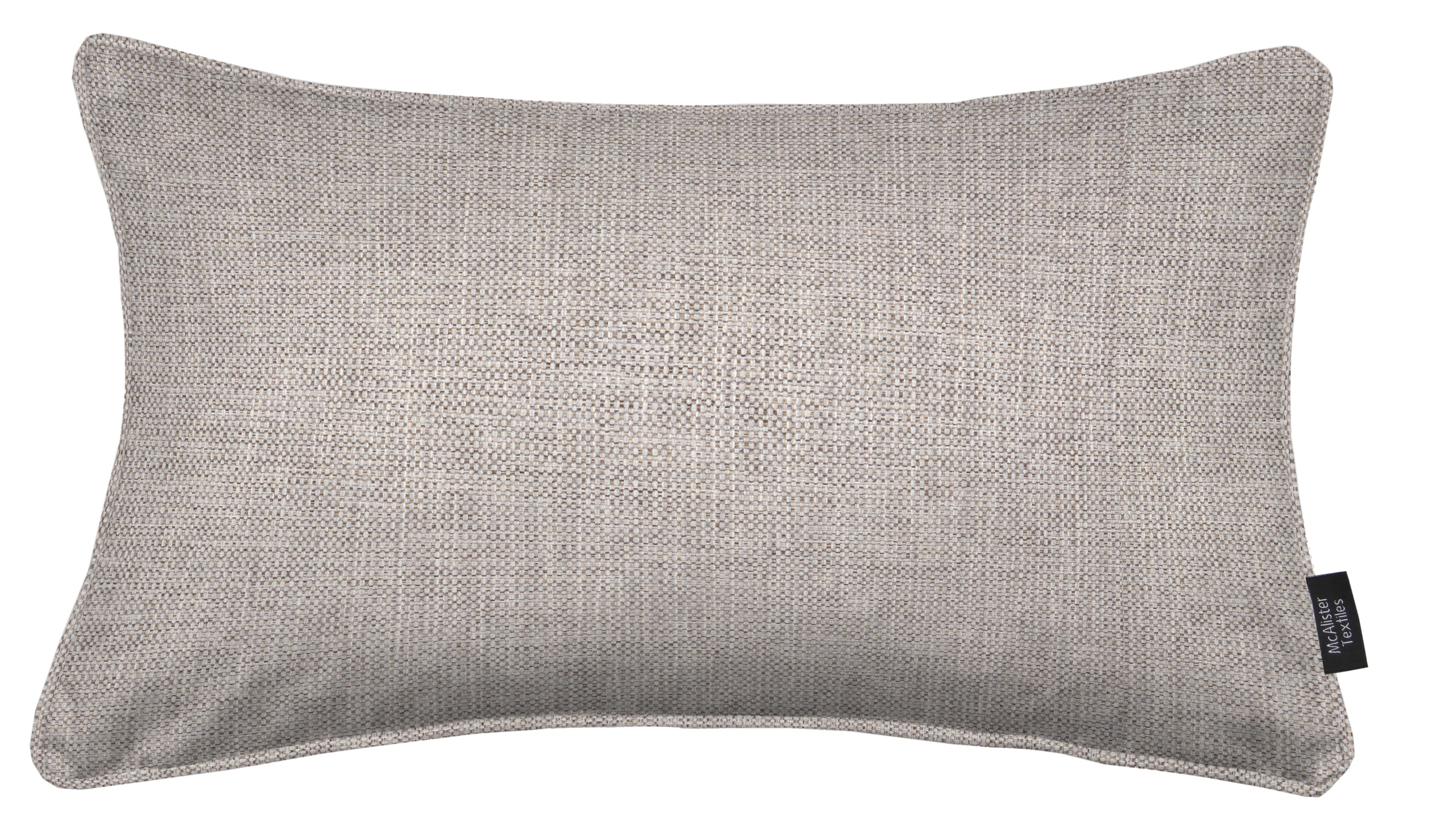 Capri Soft Grey Piped Cushion