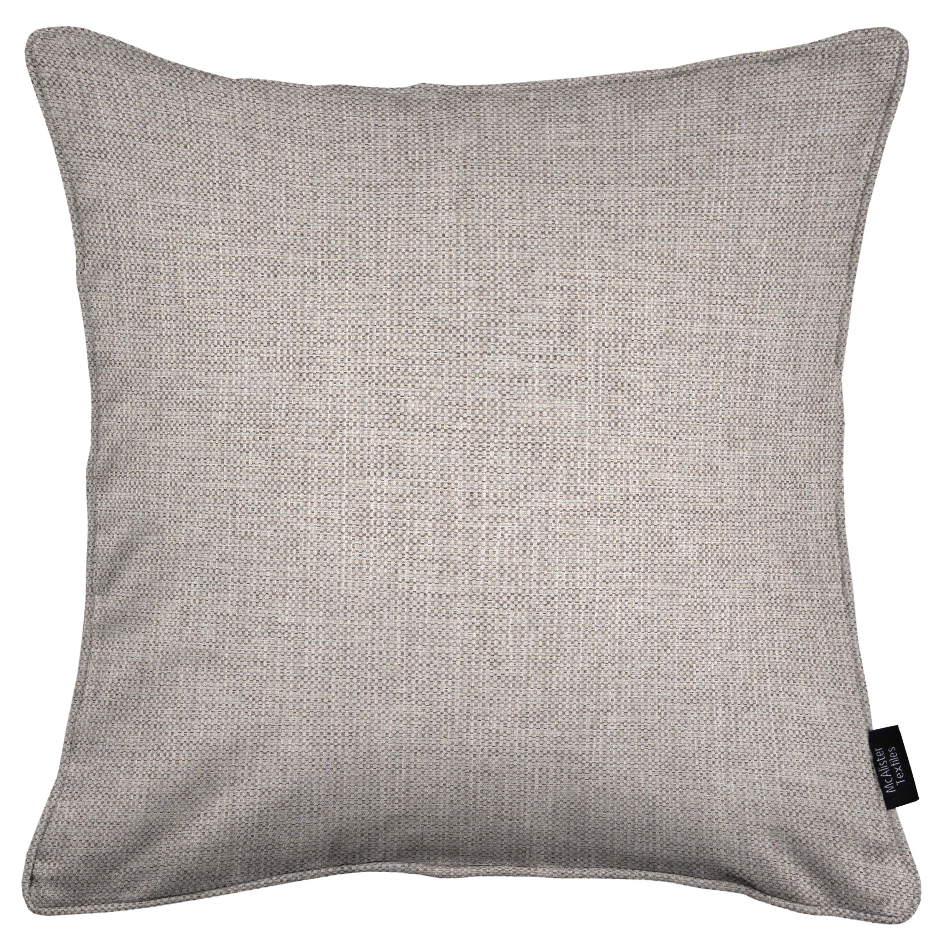 Capri Soft Grey Piped Cushion