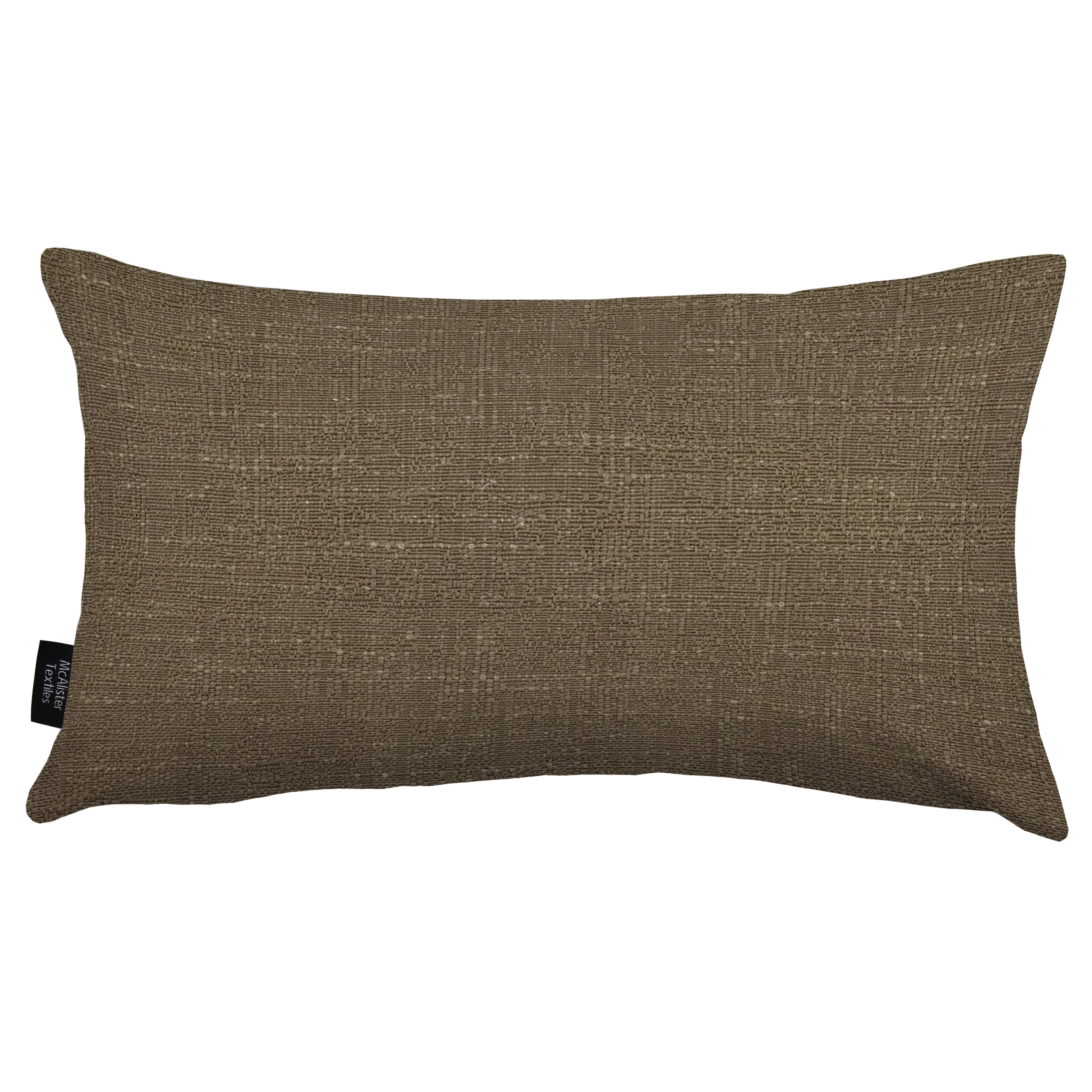 Harmony Taupe and Mocha Plain Pillow