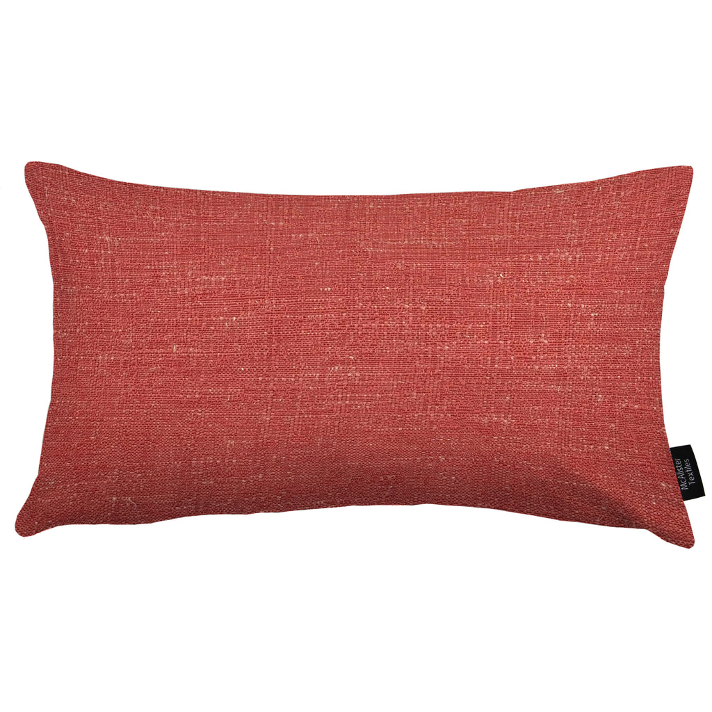 Harmony Red and Grey Plain Pillow