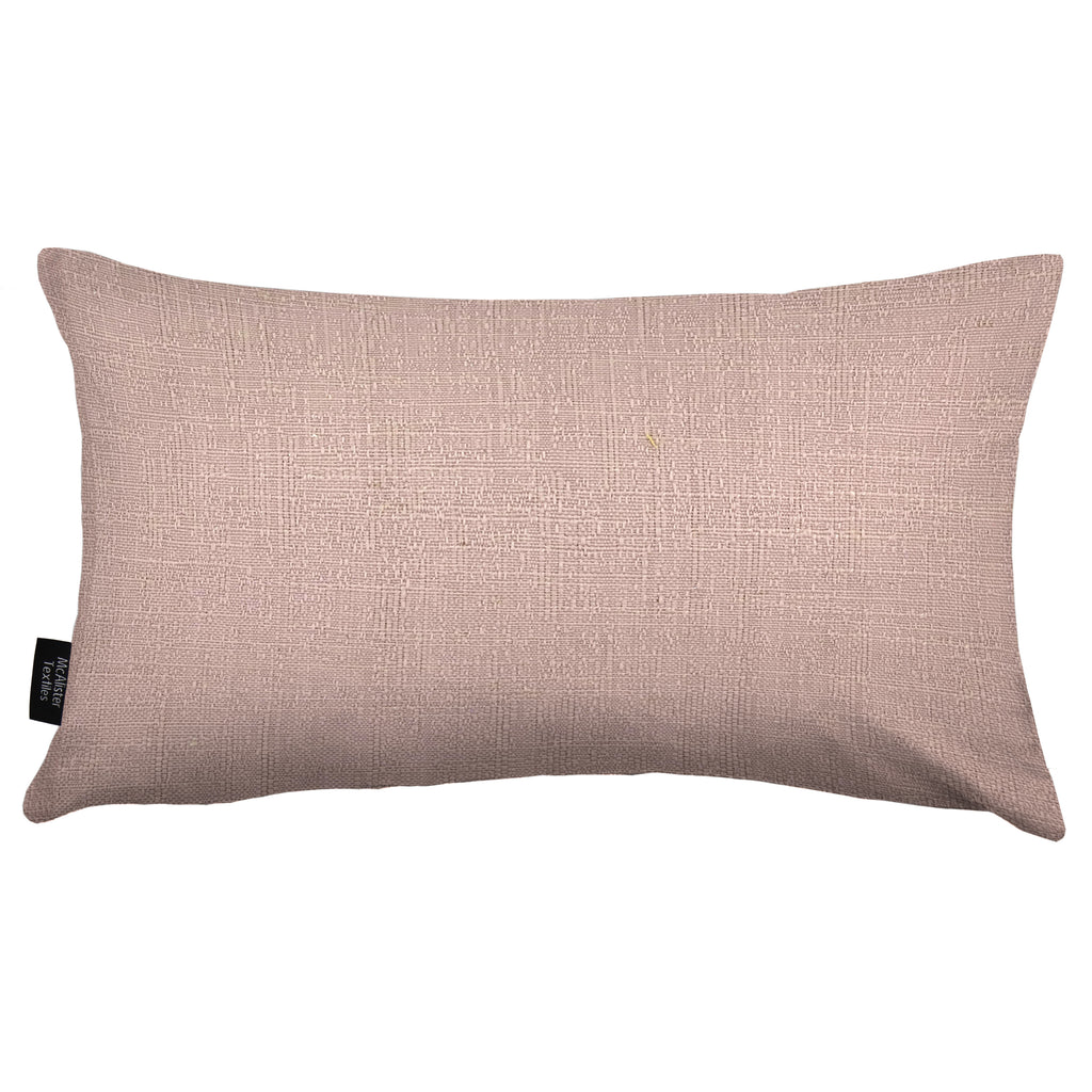 Harmony Dove Grey and Pink Plain Pillow