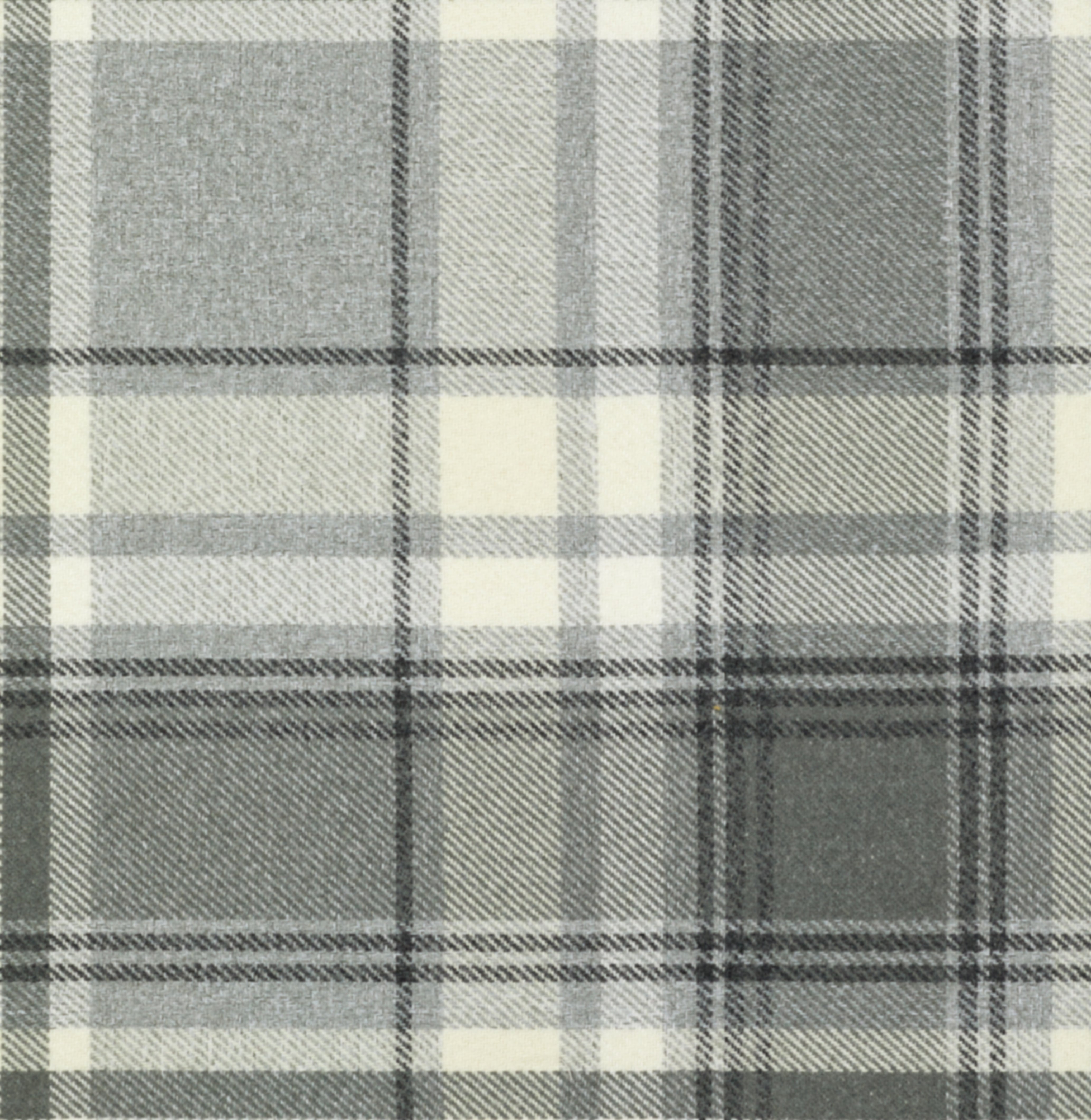 Heritage Charcoal Grey Tartan Throws Runners - Main Image