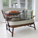 Load image into Gallery viewer, Heritage-Albany Purple and Green Double sided Cushion
