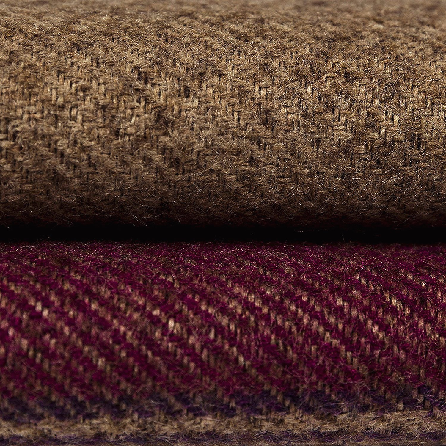 Heritage-Albany Purple and Green Double sided Cushion