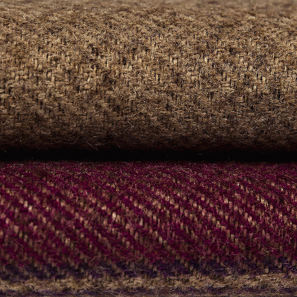 Heritage-Albany Purple and Green Double sided Cushion