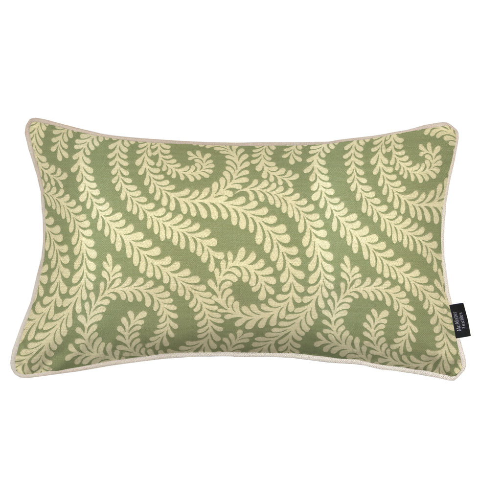 Little Leaf Sage Green Pillow