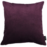 Load image into Gallery viewer, Matt  Aubergine Purple Velvet Modern Look Plain Cushion
