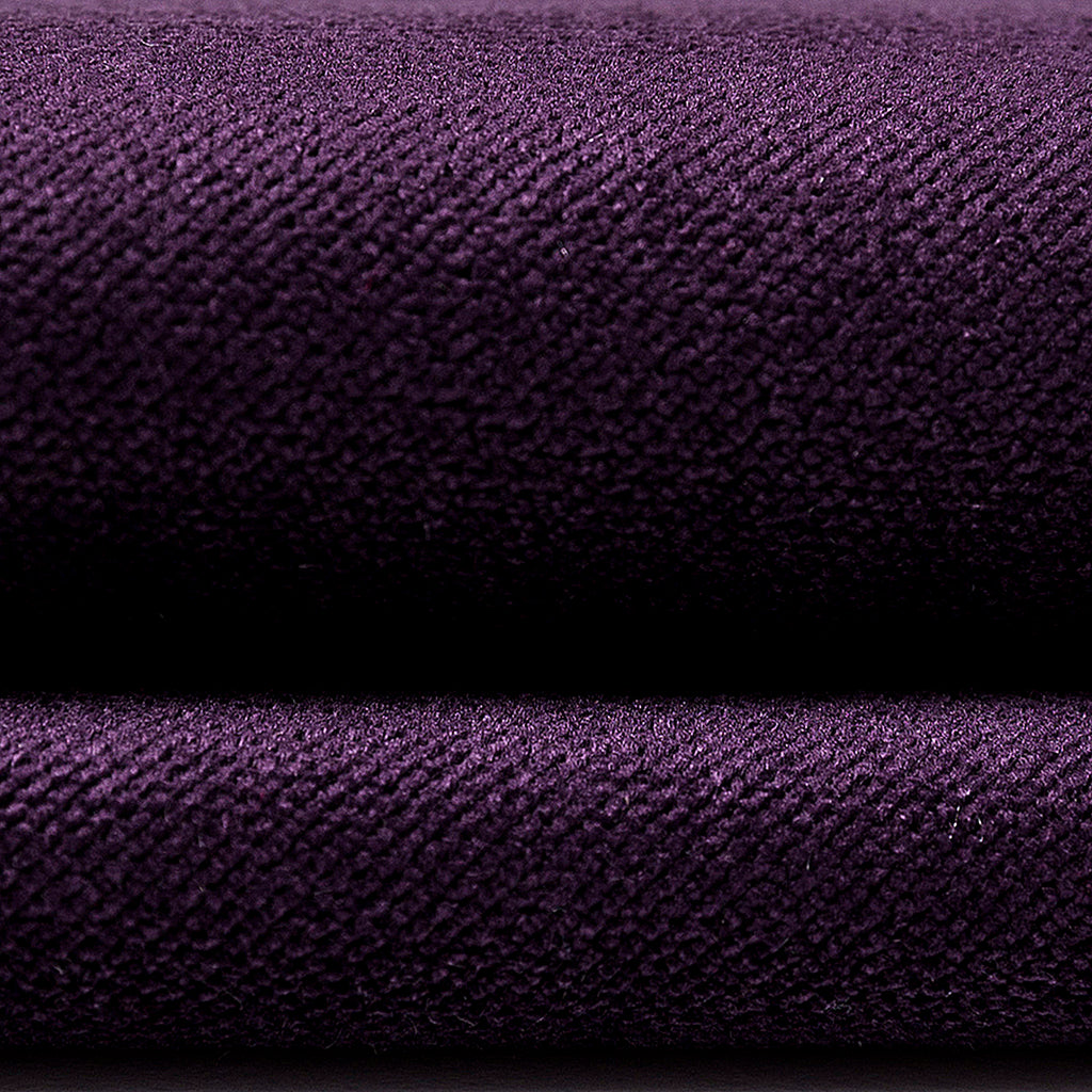 Matt  Aubergine Purple Velvet Modern Look Plain Cushion