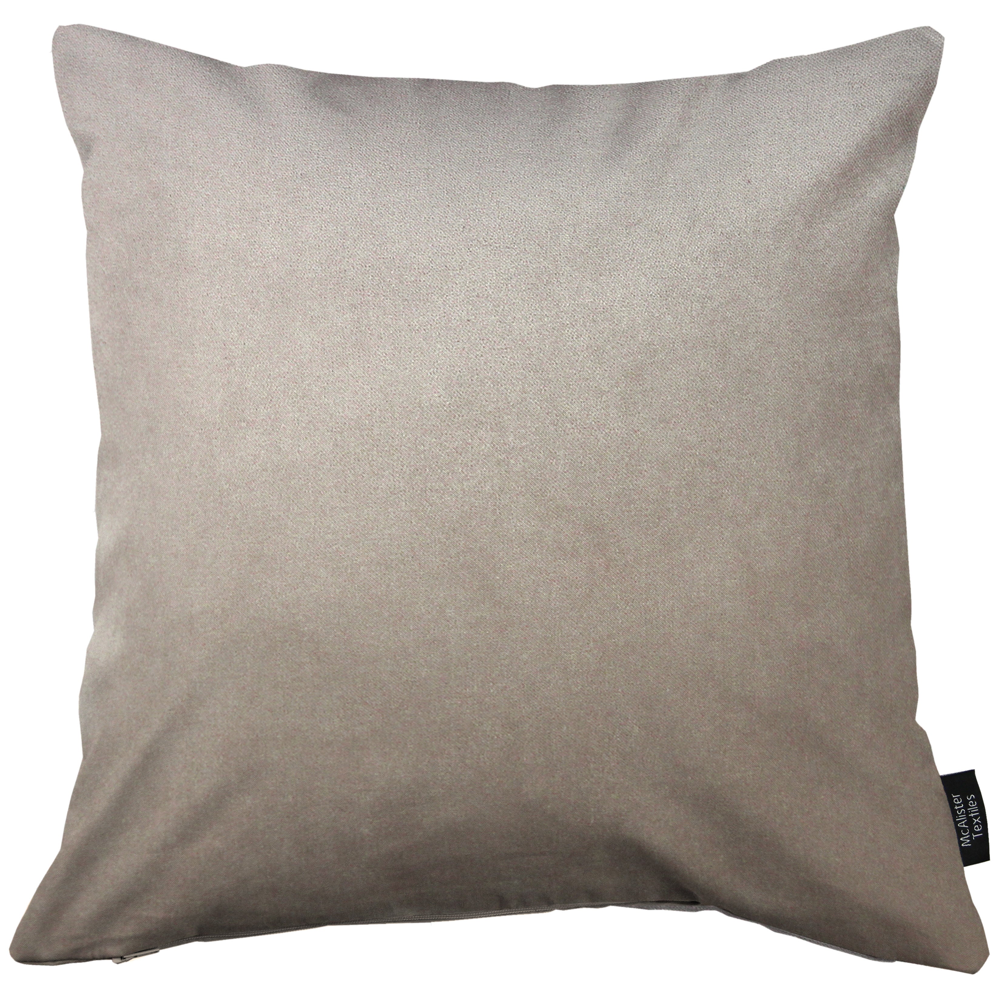 Matt  Beige Velvet Modern Look Plain Cushion