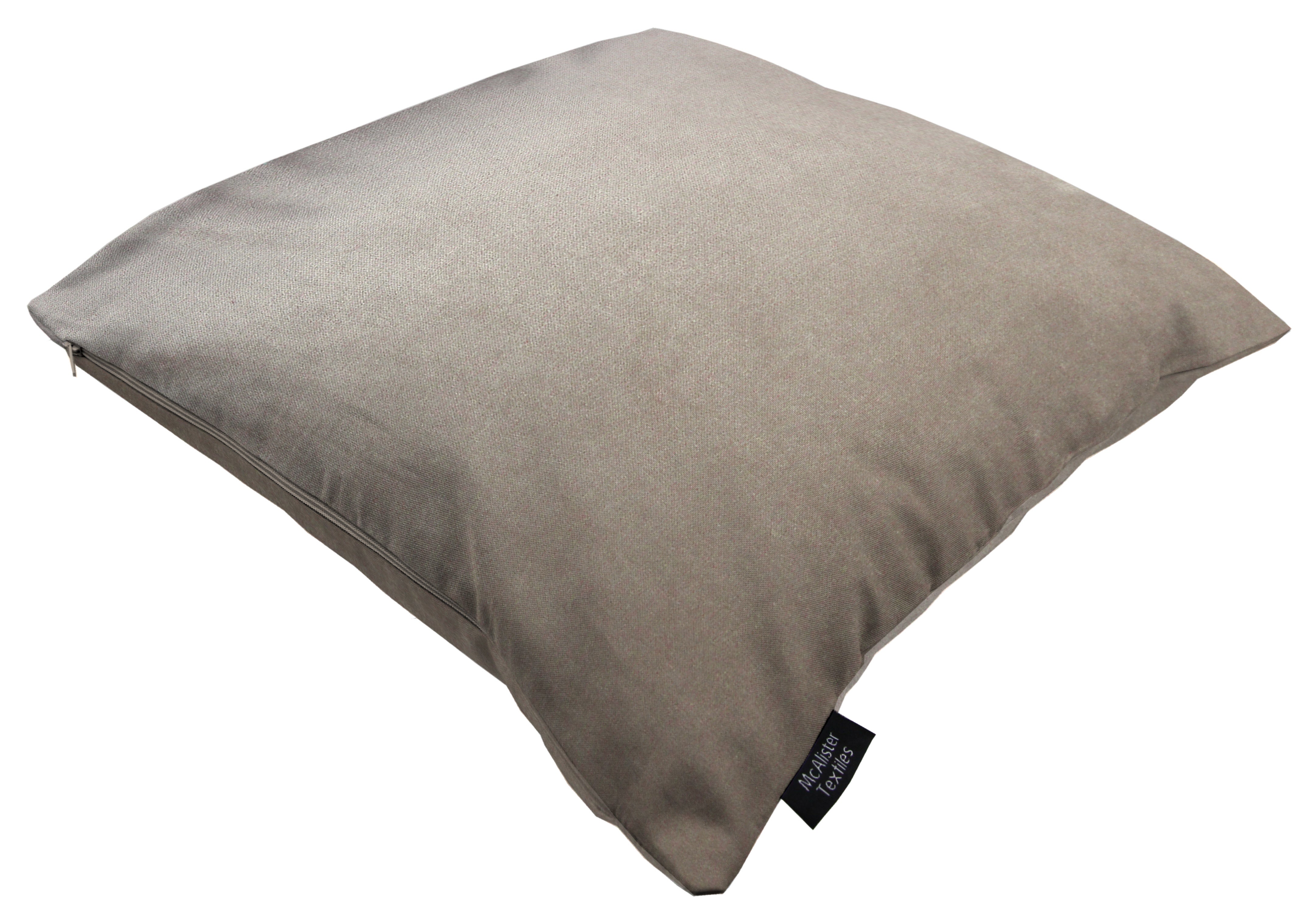 Matt  Beige Velvet Modern Look Plain Cushion