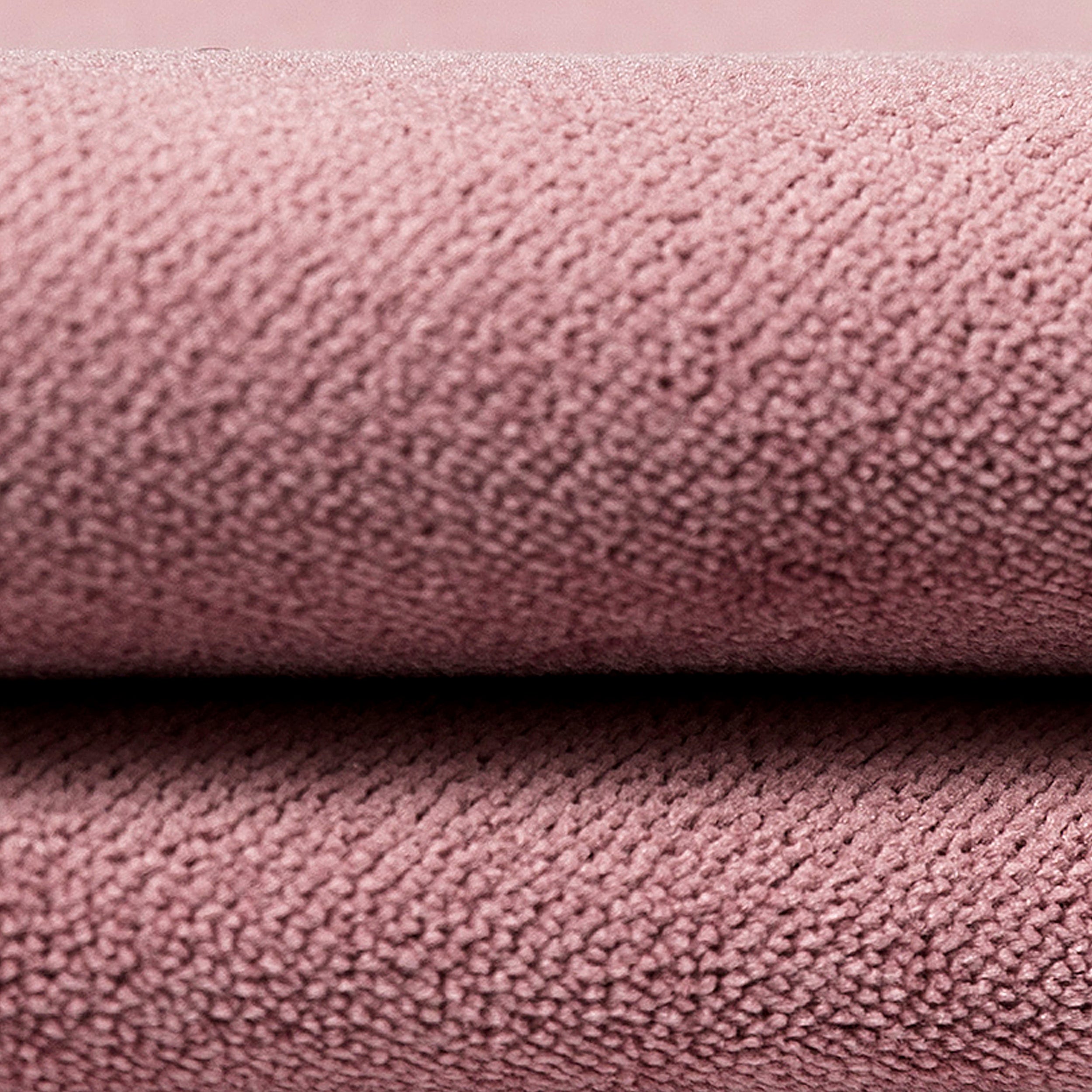 Matt Blush Pink Velvet Modern Look Plain Cushion