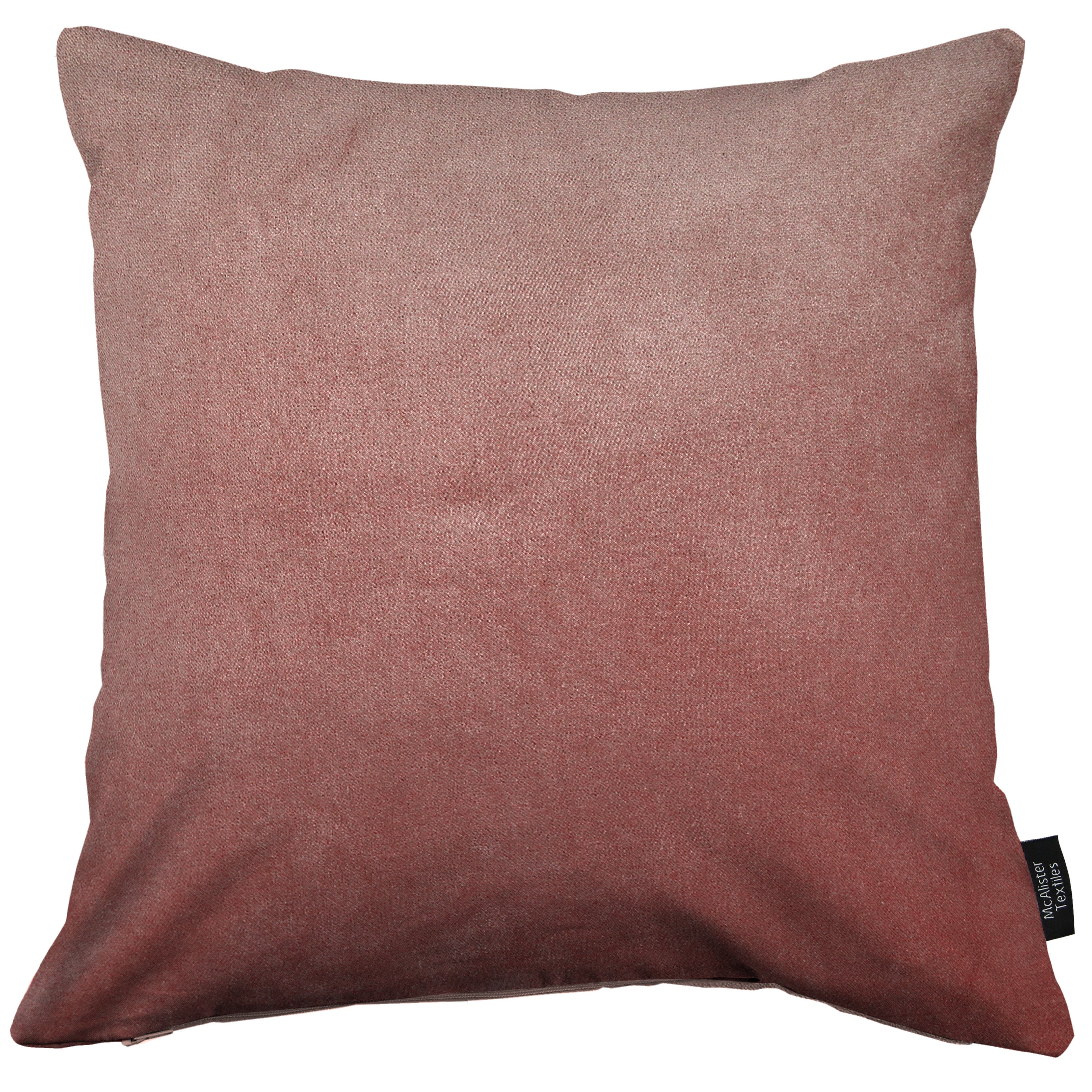 Matt Blush Pink Velvet Modern Look Plain Cushion