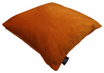 Load image into Gallery viewer, Matt Burnt Orange Velvet Modern Look Plain Cushion
