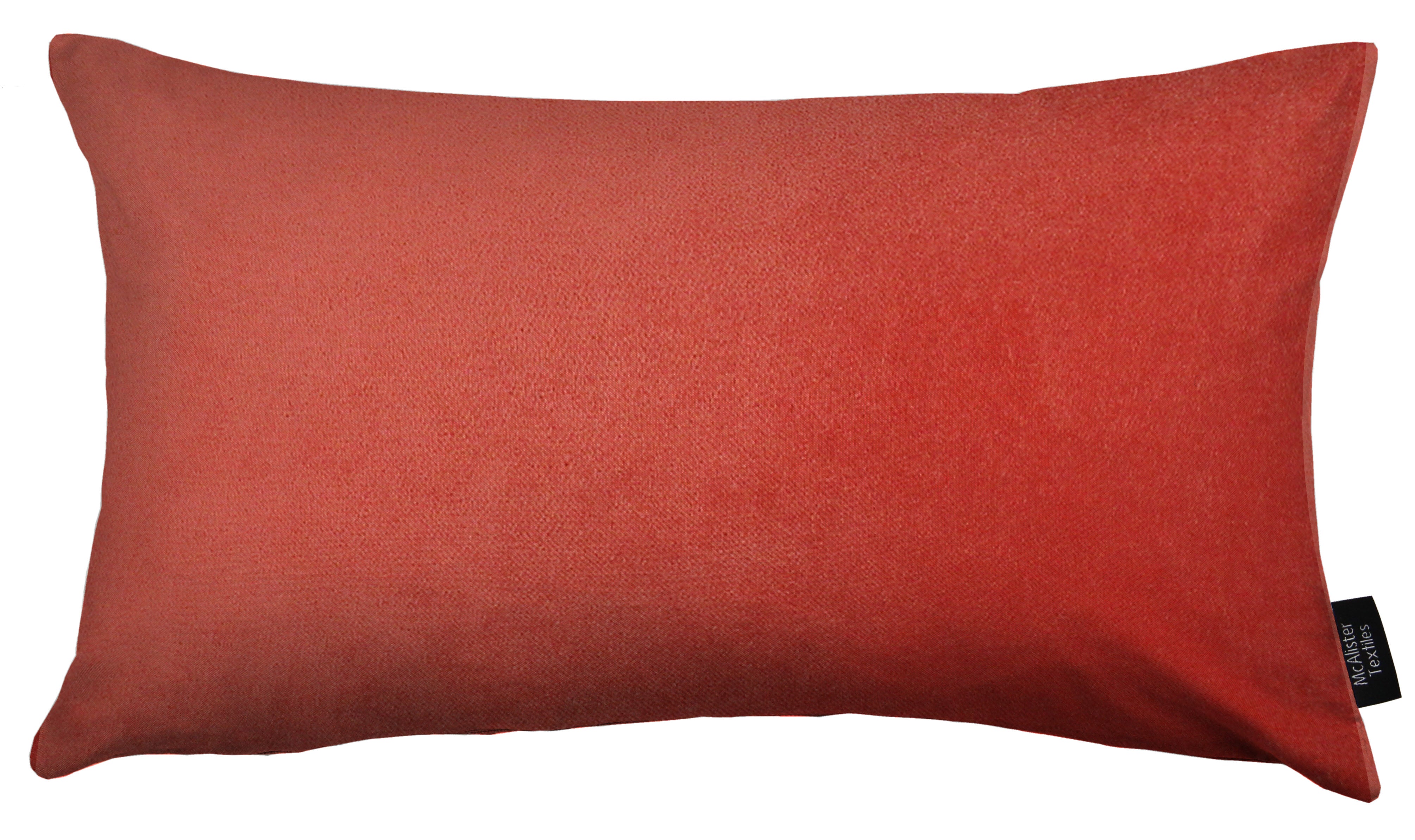 Matt Coral Pink Velvet Modern Look Plain Cushion