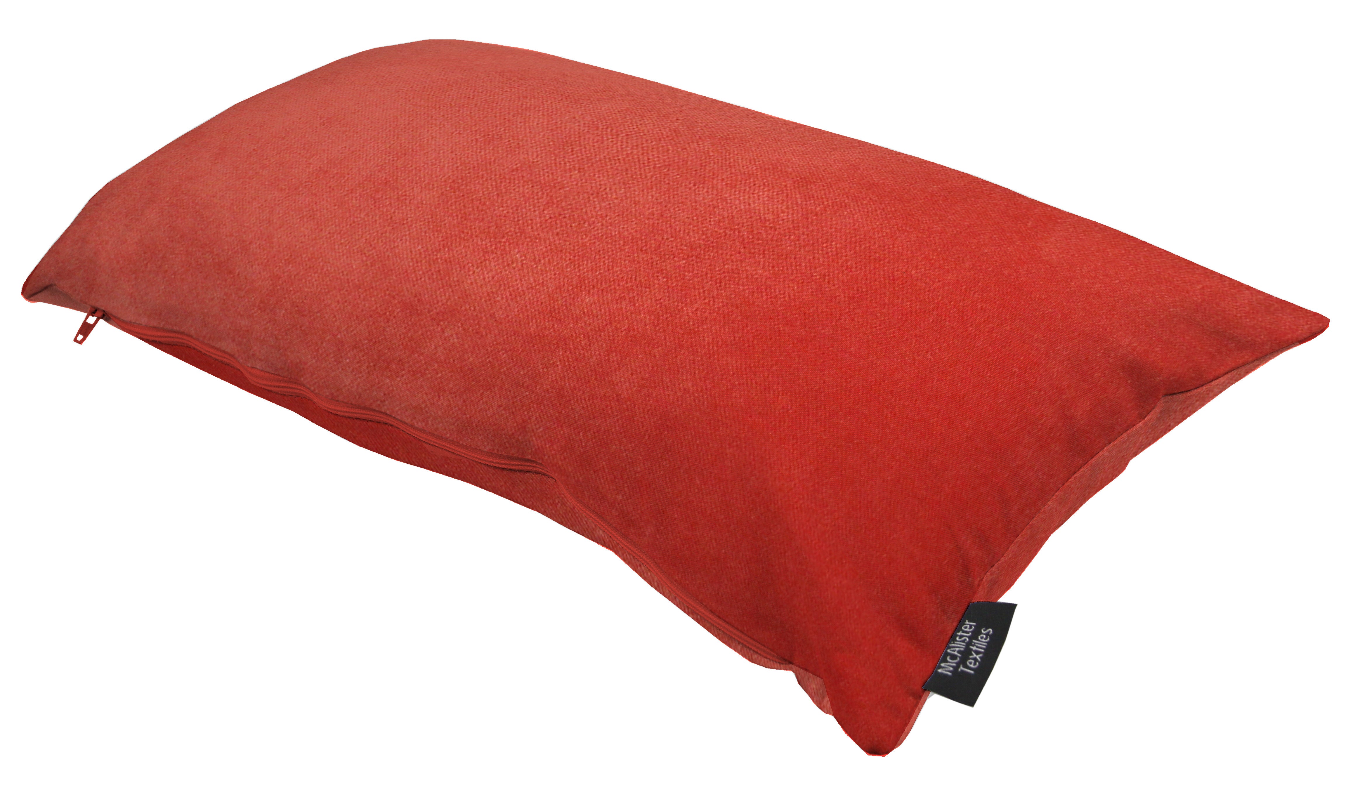 Matt Coral Pink Velvet Modern Look Plain Cushion