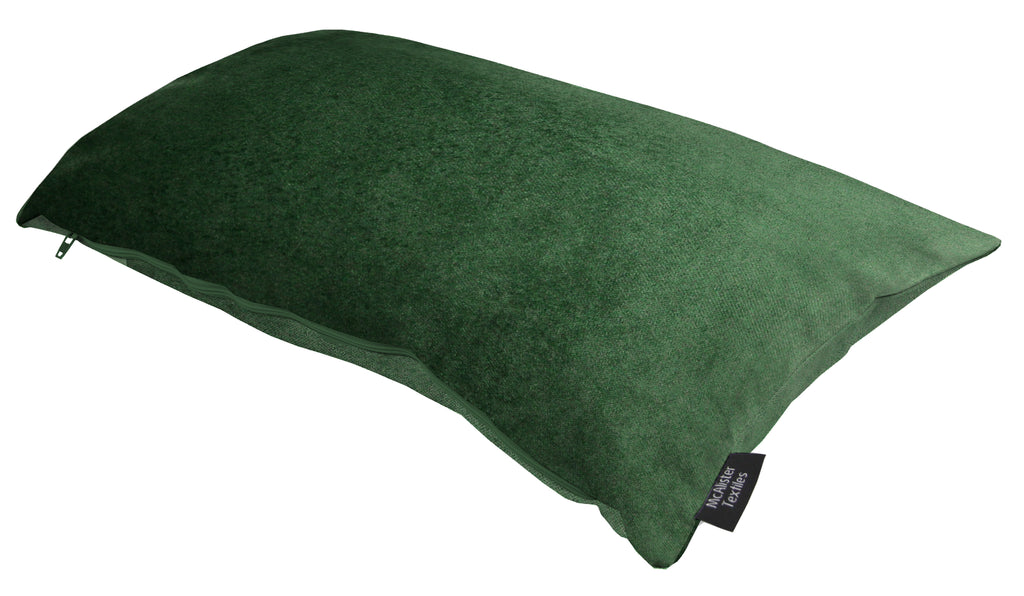 Matt Moss Green Velvet Modern Look Plain Cushion