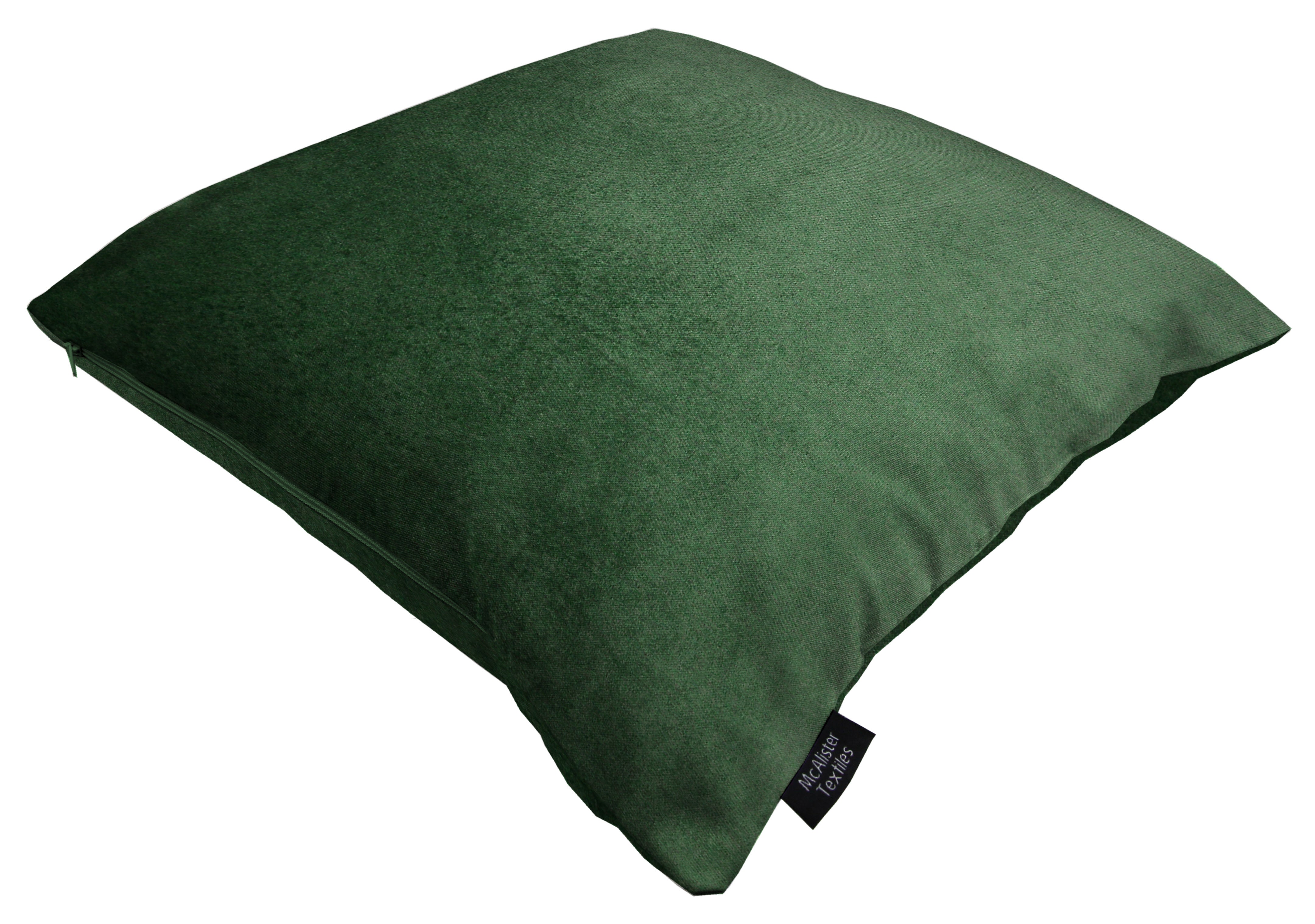 Matt Moss Green Velvet Modern Look Plain Cushion